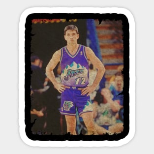 John Stockton - UTAH JAZZ #12 Sticker